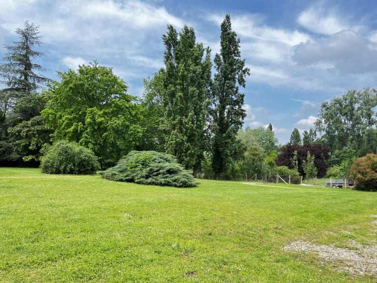 Le grand parc arboré