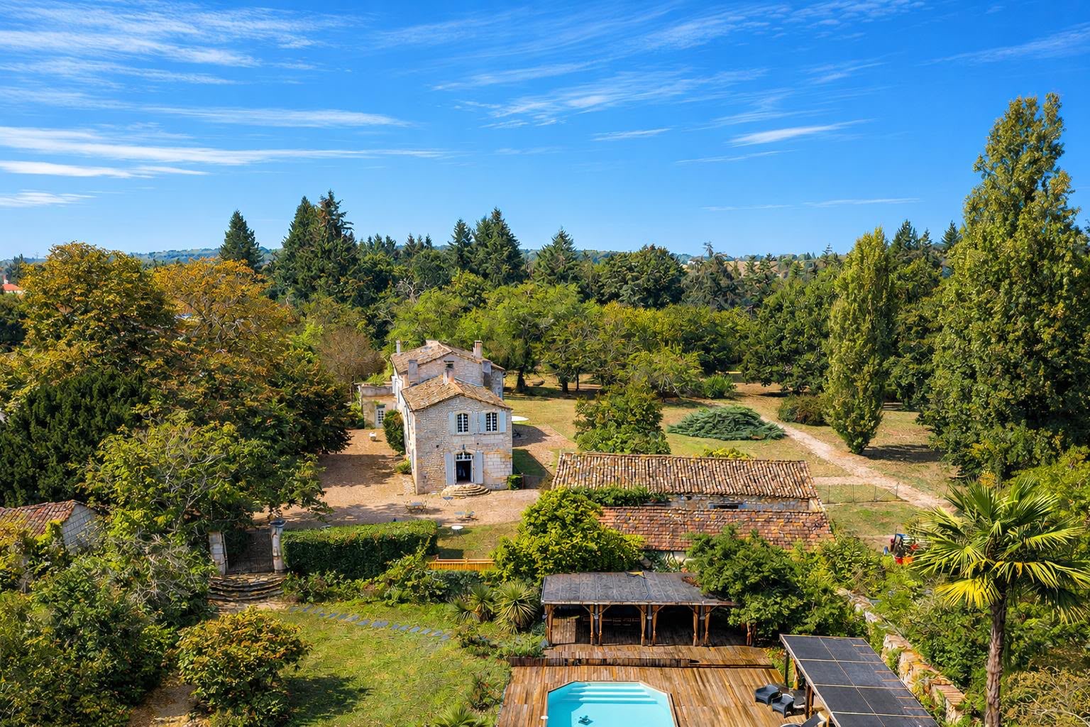 Le Domaine de Belisle vu du ciel